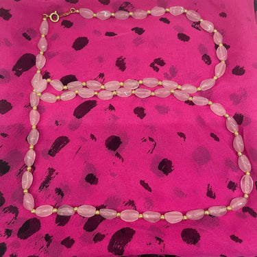 Napier Rose Quartz Necklace (Barbie) Bloomers and Frocks